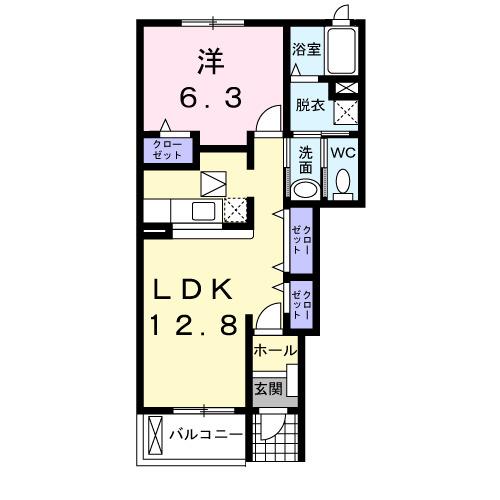 サンヒルズ立田の森（103） 間取り図画像
