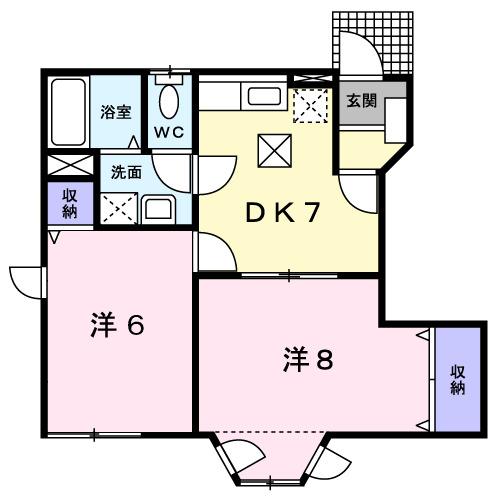 ドエール４０５（102） 間取り図画像