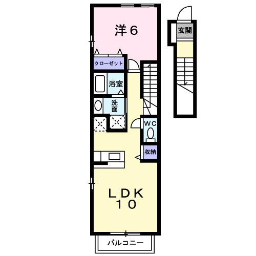 カルム（206） 間取り図画像