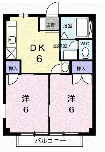 カーサウエダ（203） 間取り図画像