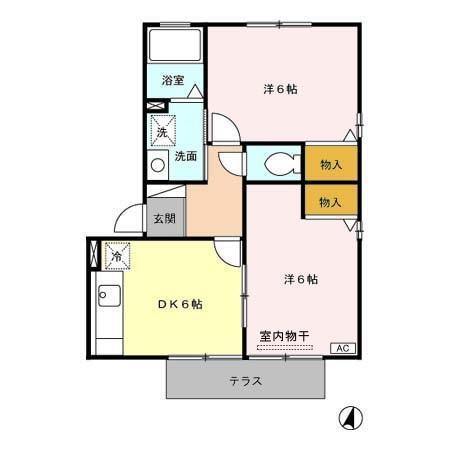 プレミール乙姫（101） 間取り図画像
