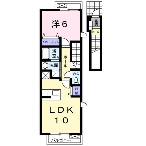 グレイス（201） 間取り図画像