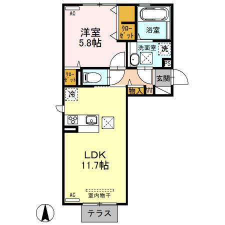 Reposer（ルポゼ）（103） 間取り図画像
