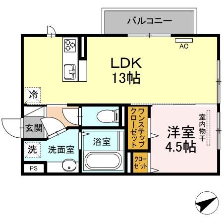 D-room飛田（301） 間取り図画像