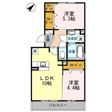 マナローザ（301） 間取り図画像