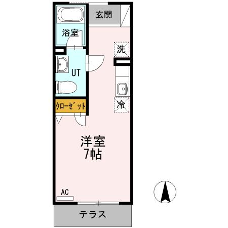 メロンハウス鶴羽田（110） 間取り図画像