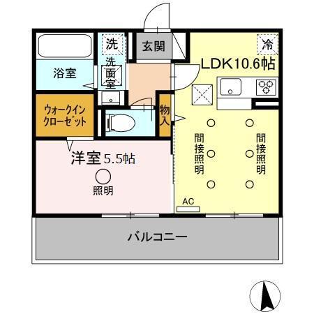 メゾン・ド・シュシュ（105） 間取り図画像
