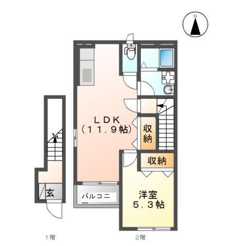 ファインシア２ 間取り図画像
