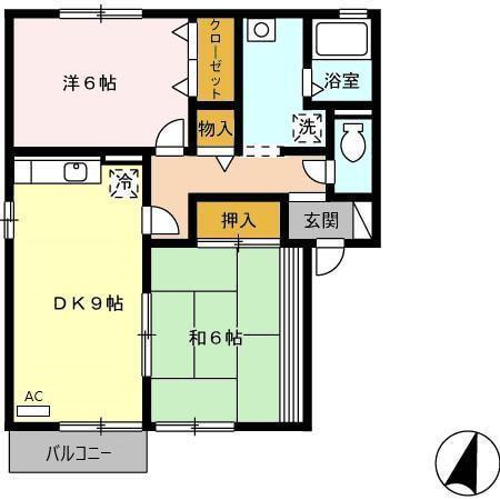 パークサイドヴィラ　E棟（201） 間取り図画像