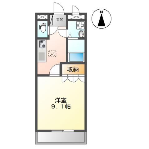 ハウスゆずの木 間取り図画像