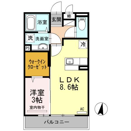 シェラール（303） 間取り図画像