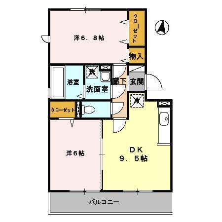 エスペランサ（105） 間取り図画像