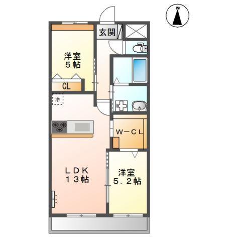侑信輪Ⅲ 間取り図画像
