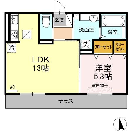 ニューロイヤル（102） 間取り図画像