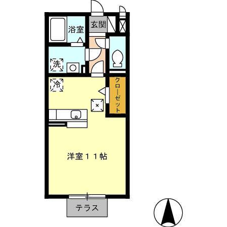 エクセレントユウ（102） 間取り図画像