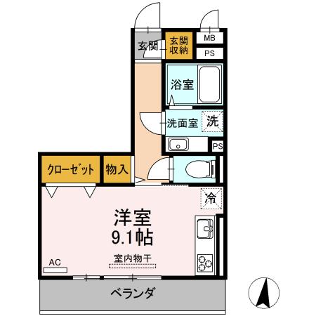 ラビアン　ローゼ（302） 間取り図画像