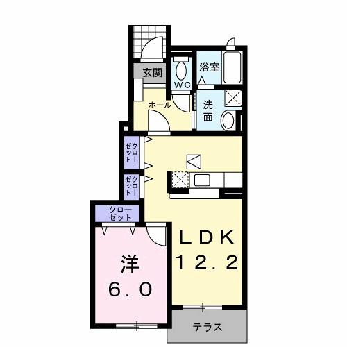 Ｌｉｂｒａ　ｈｏｕｓｅ　Ⅲ（103） 間取り図画像