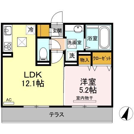 セキュレア須屋　L棟（102） 間取り図画像