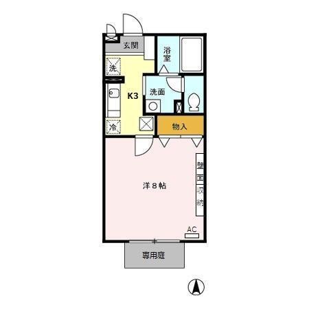 サニーコート帯山（103） 間取り図画像