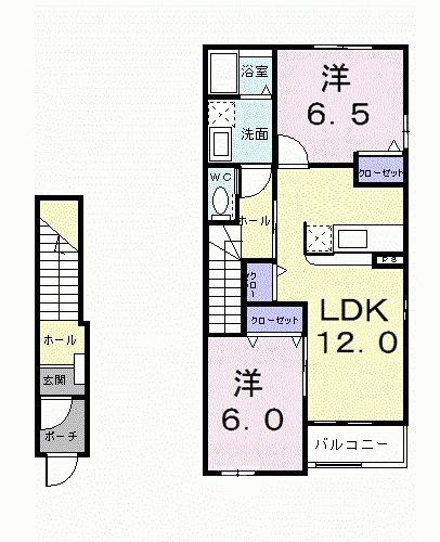 コーポＫ．Ｍ　Ⅴ（202） 間取り図画像