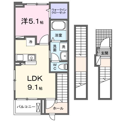 フォルセティ（302） 間取り図画像