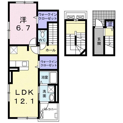 ソレイユ　ルヴァン（306） 間取り図画像