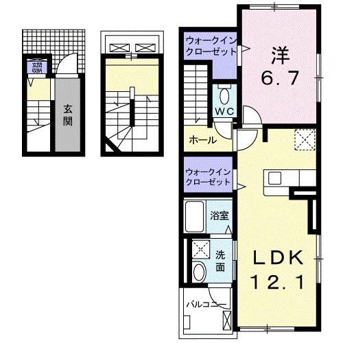 ソレイユ　ルヴァン（301） 間取り図画像