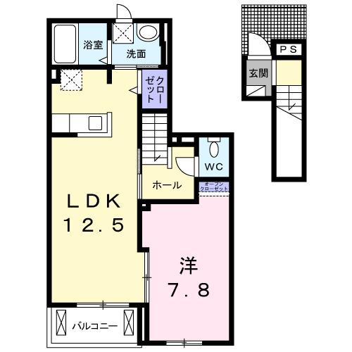 遊雅（202） 間取り図画像