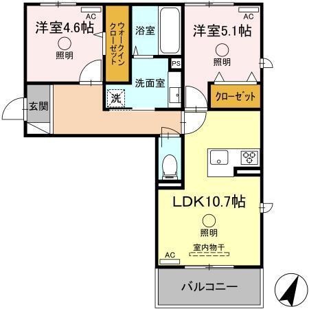 エスト（301） 間取り図画像