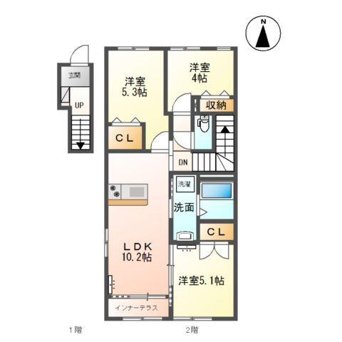 アメニティ　Ｍ−１ 間取り図画像