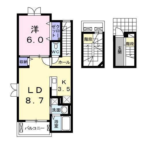 ブローテ藤本（302） 間取り図画像