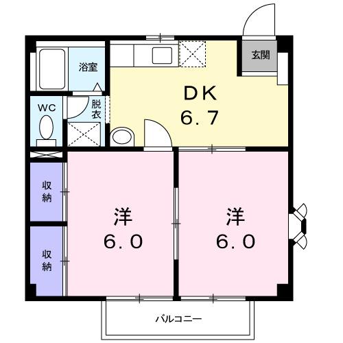 ＮＥＷ　ＣＩＴＹ天神（201） 間取り図画像