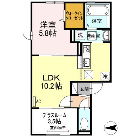 セキュレア須屋　C棟（101） 間取り図画像