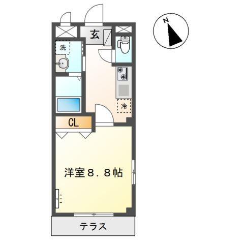 アムールデーア 間取り図画像