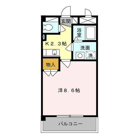 パークサイド島崎（103） 間取り図画像