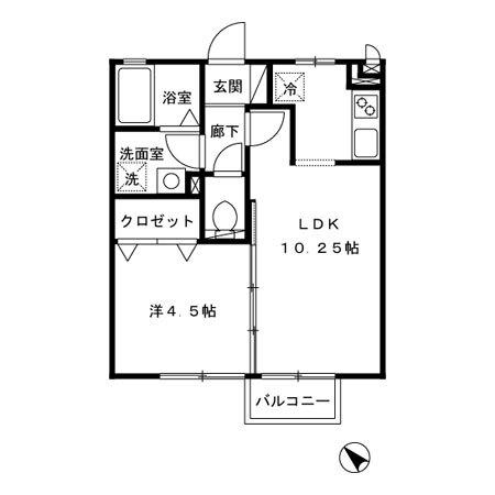 モナリエ・マイ（202） 間取り図画像