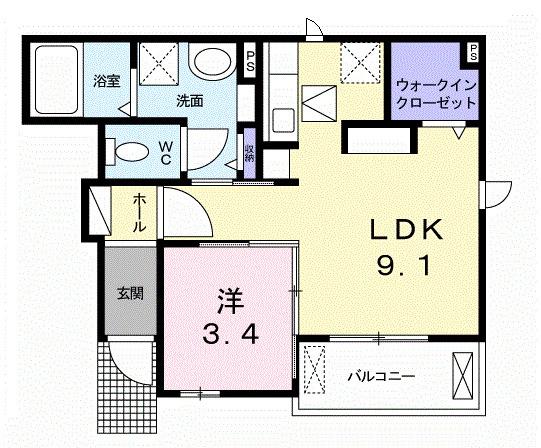 Ｕ’メゾンⅡ（102） 間取り図画像