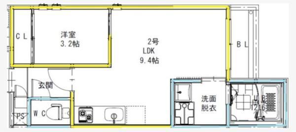 GRANDTIC　くまもと（102） 間取り図画像
