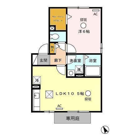 リバティコート（101） 間取り図画像