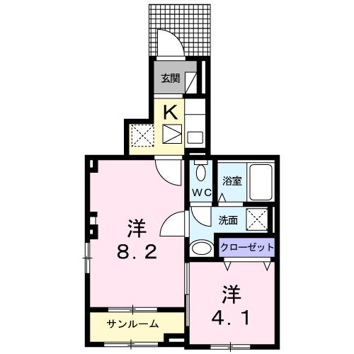 ルフィーネ（103） 間取り図画像