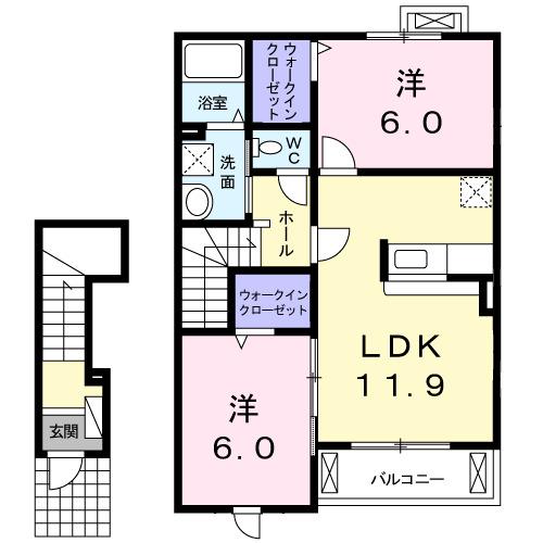 フィオーレＳＫ　Ⅱ（202） 間取り図画像