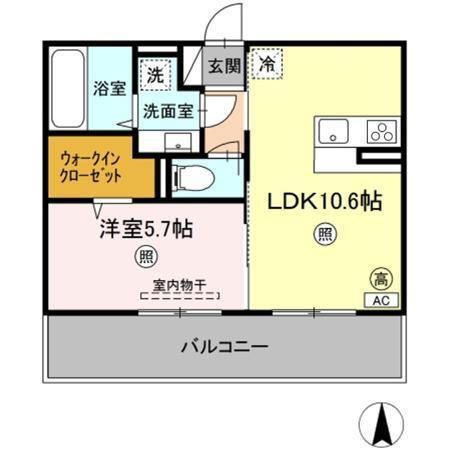 ソレイユハイム（205） 間取り図画像