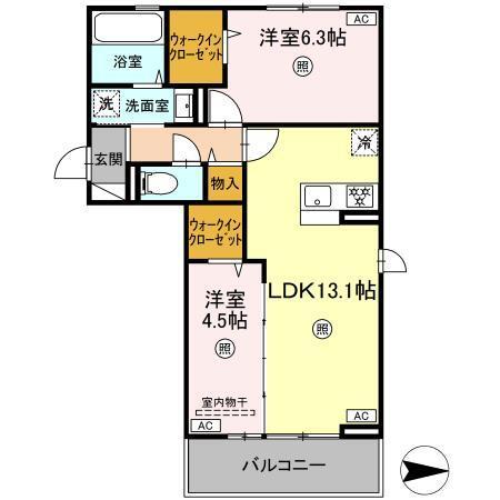 平成MY（201） 間取り図画像