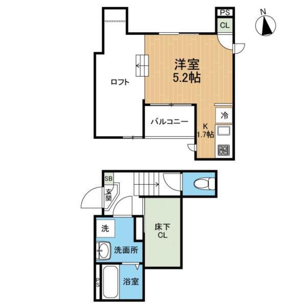 CB坪井シエスタ（0105） 間取り図画像