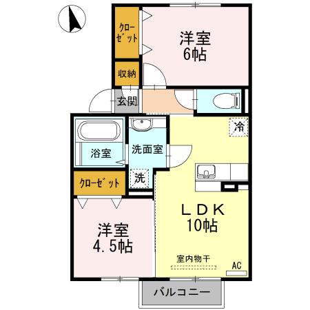 PLEMIER近見（203） 間取り図画像