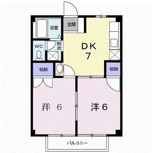村ノ上ハイツⅠ（105） 間取り図画像