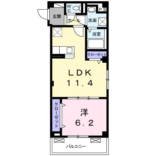 シャインエクセレント（101） 間取り図画像