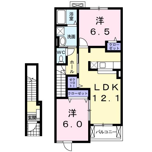マーベラスビューＤ（202） 間取り図画像