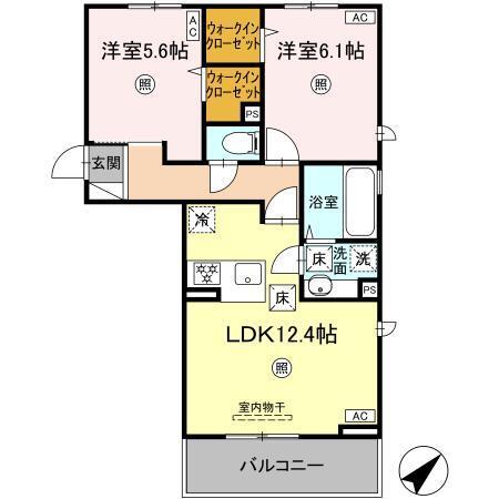 アーバンコート長嶺南（101） 間取り図画像