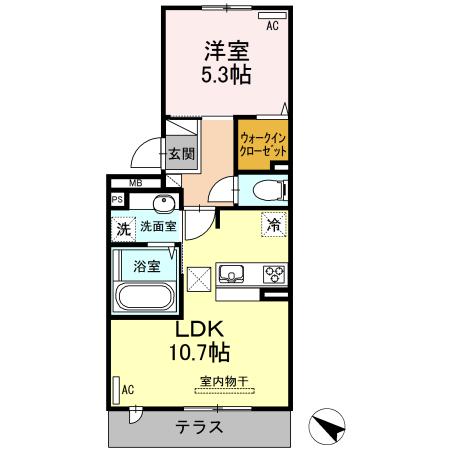 シェラール・インター（103） 間取り図画像